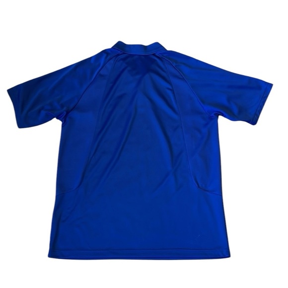 New York Giants Embroidered Short Sleeve Polo Royal Blue & Red NFL Football XL - Picture 10 of 14